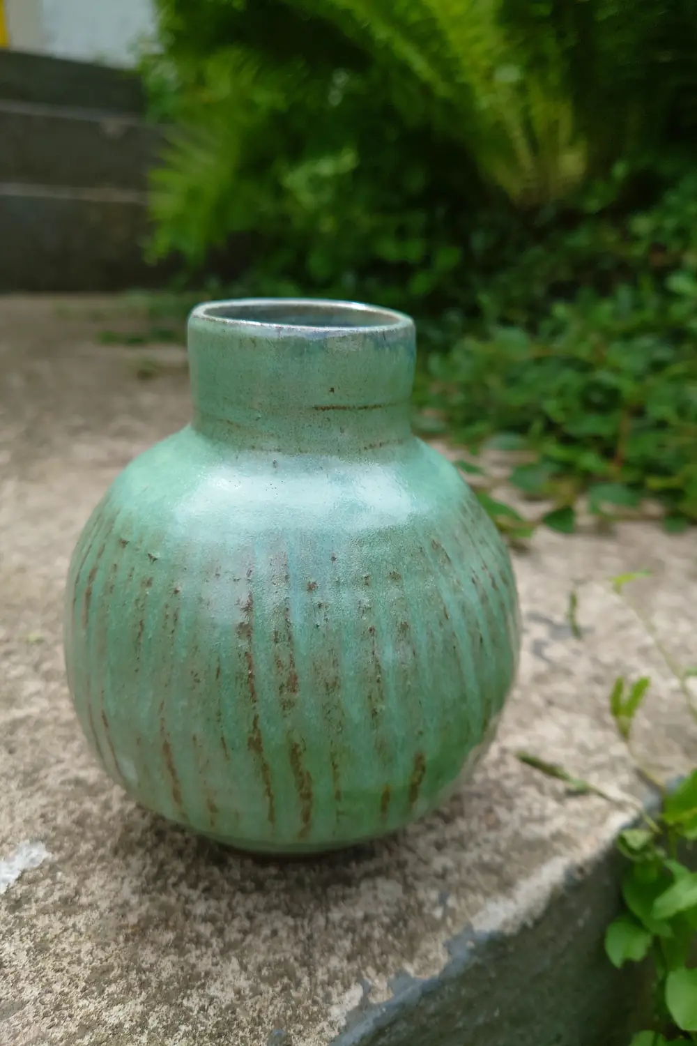 A piece of pottery